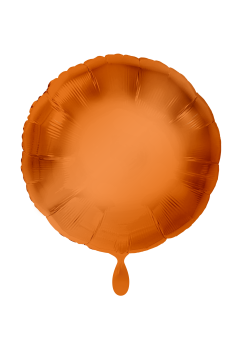 Folienballon 45cm Rund Orange